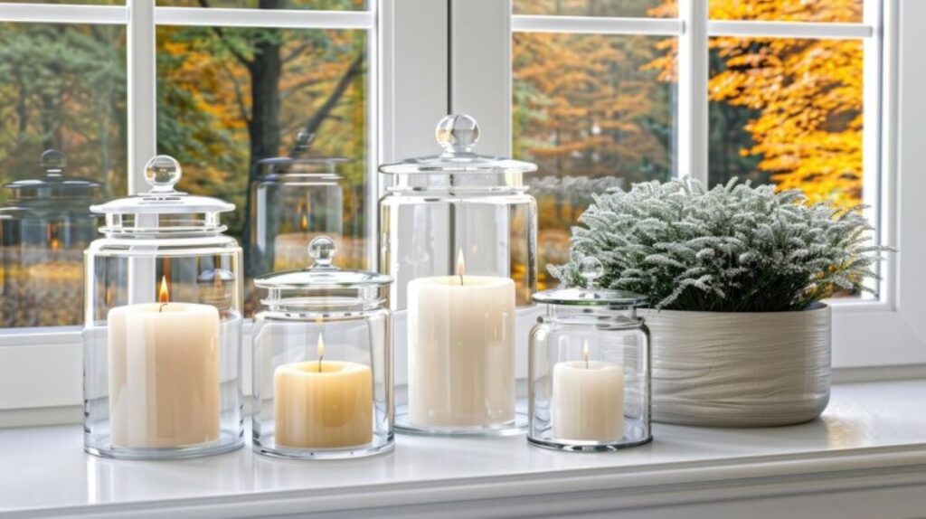 candle glass jars