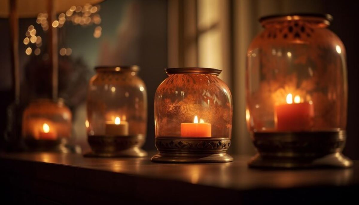 candle glass jars